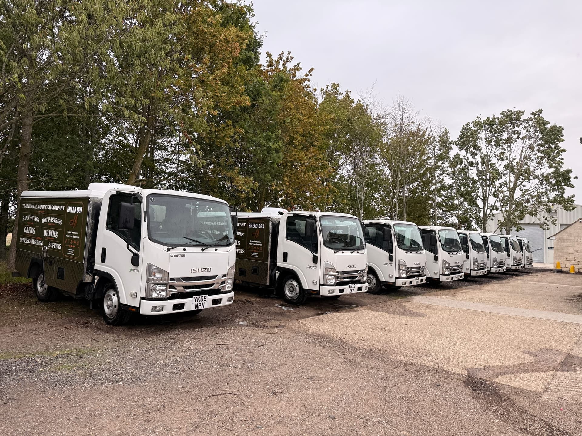 Clean commercial delivery vehicle following a regular PWS fleet wash