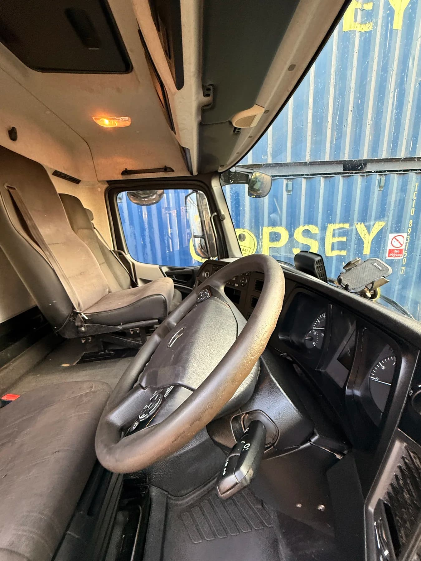 Driver area after valeting