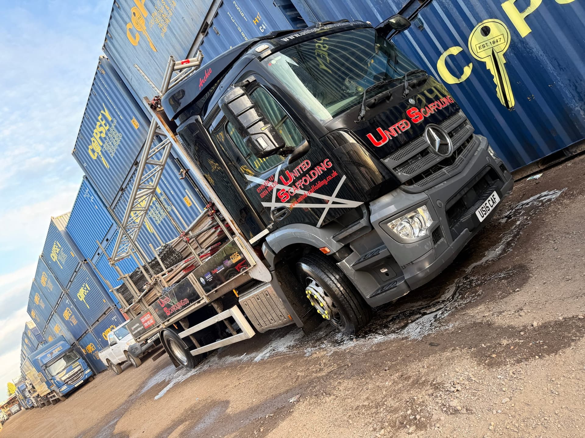 Clean commercial vehicle cab interior following professional valeting