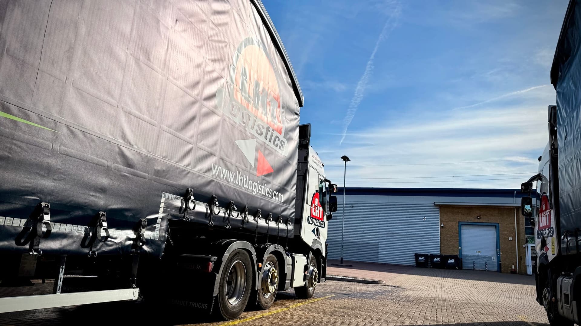PWS van on site during a scheduled commercial fleet wash